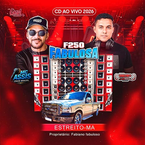 CD F250 Fabulosa Ao Vivo 2026